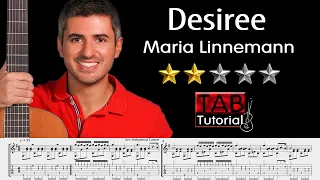 Desiree by Maria Linnemann | Classical Guitar Tutorial + Sheet & Tab