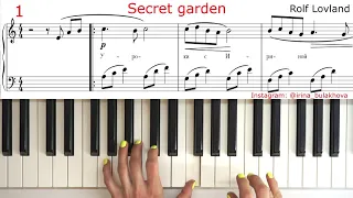 ЛЕГКАЯ ВЕРСИЯ SECRET GARDEN SONG Rolf Lovland Piano EASY VERSION Песня Таинственного Сада Облегченно