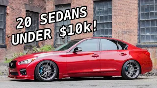 Top 20 Sport Sedans You Didn’t Know Were Under $10k!!