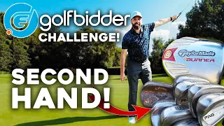 SECOND HAND Golfbidder challenge! #Break75 (Part 1)