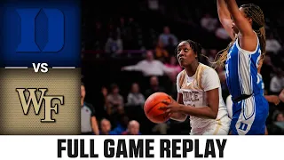 Duke vs. Wake Forest Full Game Replay | 2022-23 ACC Women’s Basketball