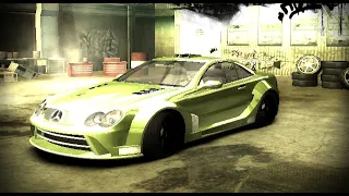 Mercedes SL 500 Rush Gameplay | Stock to Upgraded | NFS Most Wanted