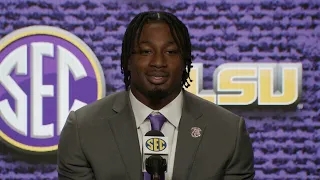 BJ Ojulari SEC Media Days 2022 LSU  Tigers