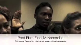 Poet Fbm Fidel Nshombo Citizenship Ceremony