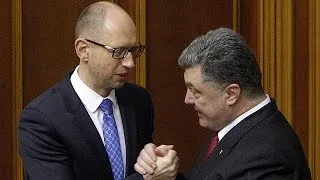 EU and Ukraine parliaments hail "historic" treaty