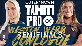 Tatiana Weston-Webb vs Courtney Conlogue | Outerknown Tahiti Pro - Semifinals Heat Replay