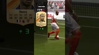 Henry fifa EVOLUTION (98-15) 🔥2024#fifa23 #fut23 #fifa22 #fifa #football #shorts #skills #fyp#fypシ