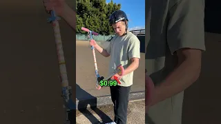 $1  Scooter VS Mega Ramp