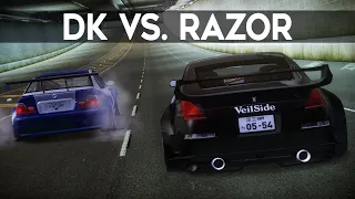 NFS Most Wanted - Veilside Nissan 350Z (DK) vs. BMW M3 GTR (Razor)