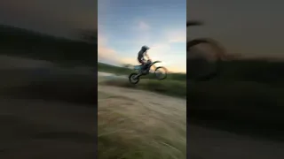 Huge dirtbike jump fail #dirtbike