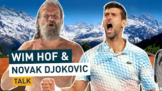 Novak Djokovic and Wim Hof discuss Cold Therapy and Breathing Exercises