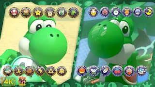 Mario Kart 8 Deluxe + Booster Pass Course DLC ⁴ᴷ All 24 Cups (200cc 3-Star Rank) Yoshi gameplay