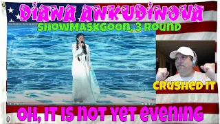 Diana Ankudinova - Oh, it is not yet evening (Stereo) @ ShowMaskGoOn, 3 Round (folk hit) - REACTION