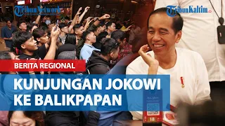 Kunjungan Presiden Joko Widodo ke Pentacity Mall Balikpapan Kalimantan Timur