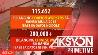 Paglobo ng Chinese workers sa bansa, binusisi sa Senado