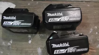 Makita Batteries. Which is heavier?