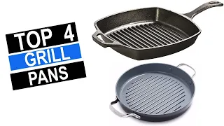 Top 4 Best Grill Pans 2024 - Best Grill Pans Reviews #grill