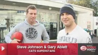 Gary Ablett vs Steve Johnson challenge