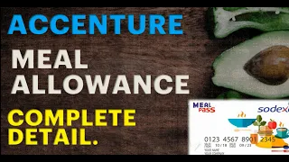 Accenture Meal Allowance Complete Detail | Sodexo Coupons | Tax Benefits #Accenture #sodexo