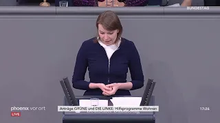 Bundestagsdebatte zum Hilfeprogramm Wohnen am 13.05.20.