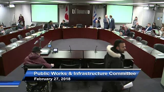 Public Works and Infrastructure Committee - February 27, 2018