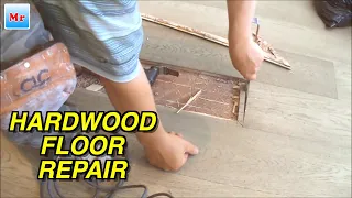 How To Replace Engineered Hardwood Floor Planks DIY Repair