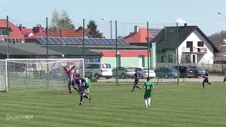 GKS Rudki - MZKS Alit 1980 Ożarów - 2:1, 22.04.2023, skrót meczu, IV Liga Świętokrzyska