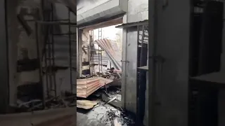 Пожар на рынке "Масат" в Актау