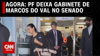 PF deixa gabinete de Marcos do Val no Senado | CNN 360º