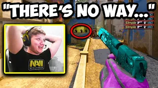 S1MPLE RAN OUT MID AND ONE DEAGED EVERYONE! CS:GO Twitch Clips