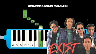 NOT PIANIKA BUIH JADI PERMADANI - EXIST (TUTORIAL NOT ANGKA PIANIKA/PIANO/ANGKLUNG)