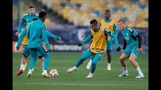 Real Madrid Training 19 Oct: Tactical Drills| Match day squad for Shakhtar | Kroos, Mendy to start