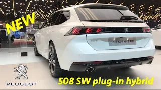 New Peugeot 508 SW GT Plug-in Hybrid 2019 - first look in 4K