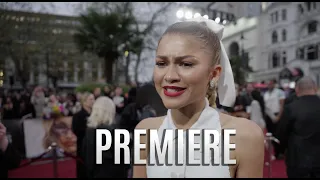 Zendaya, Josh O'Connor interviews at Challengers UK premiere