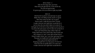 Drake- 9 with Lyrics/ Audio.