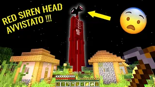 RED SIREN HEAD AVVISTATO !!! (SCP-3456 SEED) - MINECRAFT ITA