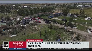 7 killed, 100 injured in weekend tornado outbreak