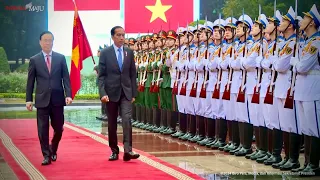 Penyambutan Resmi Presiden Jokowi di Vietnam, Hanoi, 12 Januari 2024