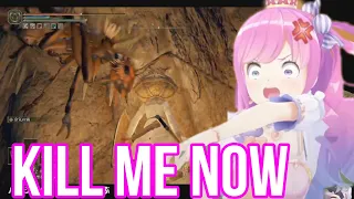 Himemori Luna Soul Left Her Body As She Walk Through Bugs Nest | Elden Ring [Hololive/Eng Sub]