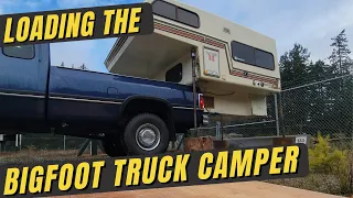 How to Load a Truck Camper | Vintage Bigfoot