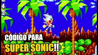 Sonic Mania Código Secreto Super Sonic