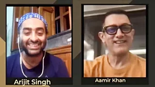 Aamir Khan made Arijit Singh sing during a Live stream