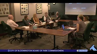 Bloomington Board of Park Commissioners, May 9, 2022