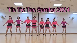 Tic Tic Tac Samba 2024/틱틱탁 삼바/Linedance/High Beginner/(Demo)