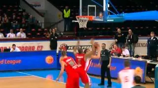 Nymburk - Lokomotiv Kuban Highlights. 09.03.2014