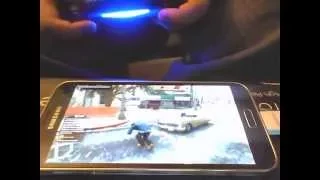 PS4 remote play on Samsung Galaxy s5 playing Gta 5 (no audio in video)