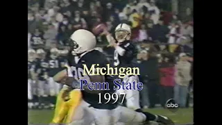 Penn State vs  Michigan 1997 GAME STORY