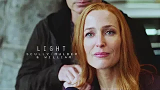 Light || Mulder + Scully + William