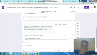 Tạo bài trắc nghiệm với Google Form