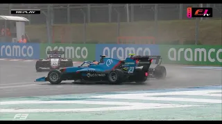 Paintball action between Cohen and Benavides | F3 2022 Hungarian Grand Prix